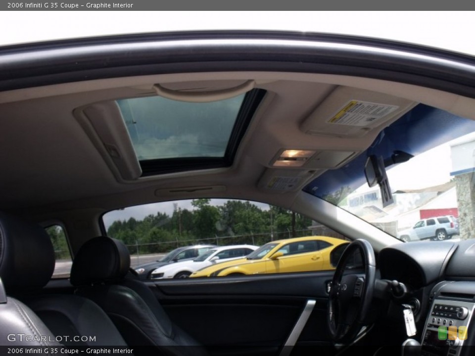 Graphite Interior Sunroof for the 2006 Infiniti G 35 Coupe #49914426