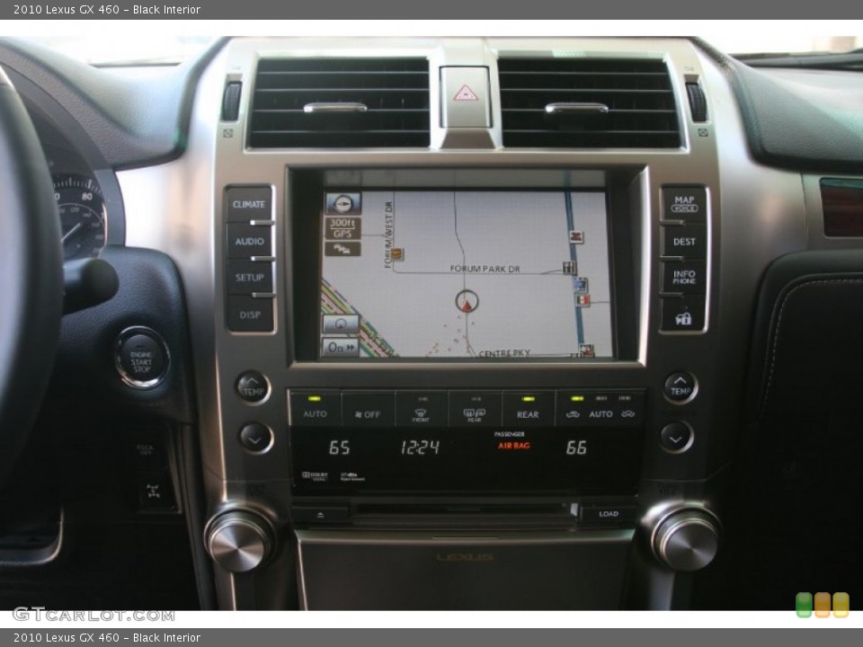 Black Interior Navigation for the 2010 Lexus GX 460 #49914846