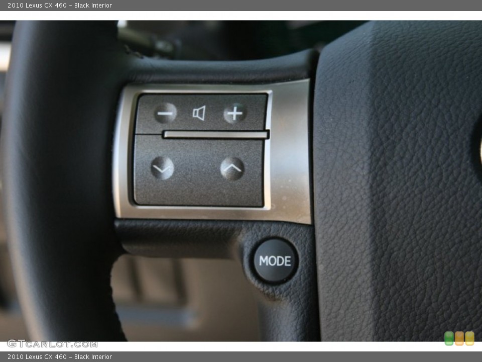 Black Interior Controls for the 2010 Lexus GX 460 #49914858