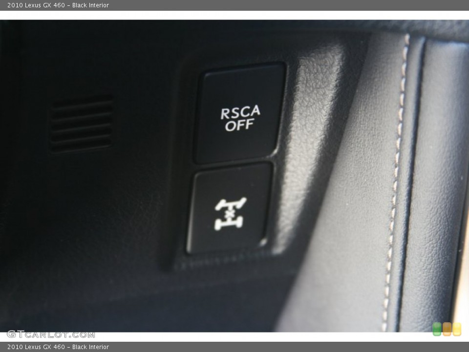 Black Interior Controls for the 2010 Lexus GX 460 #49914864