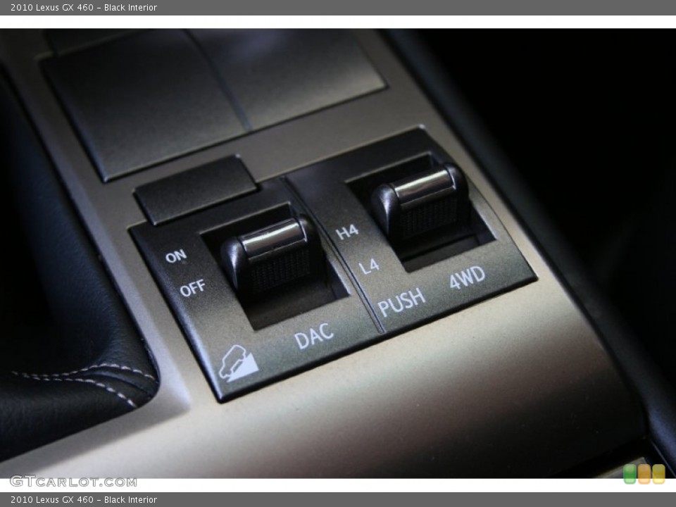 Black Interior Controls for the 2010 Lexus GX 460 #49914867