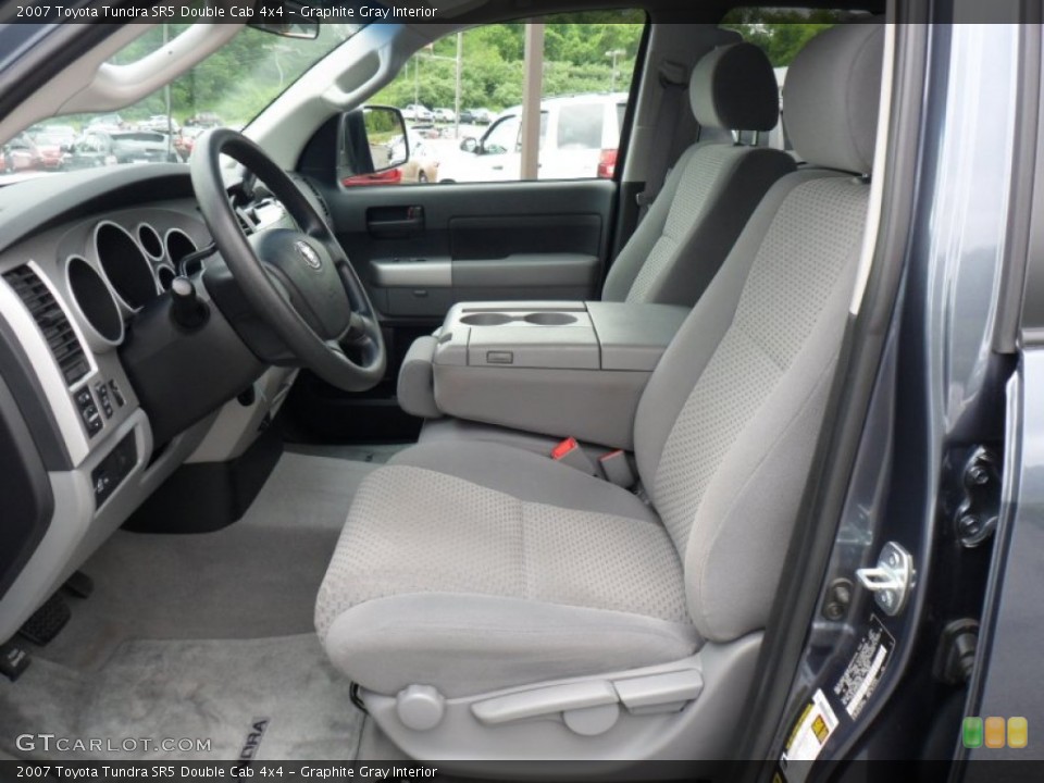 Graphite Gray Interior Photo for the 2007 Toyota Tundra SR5 Double Cab 4x4 #49914981