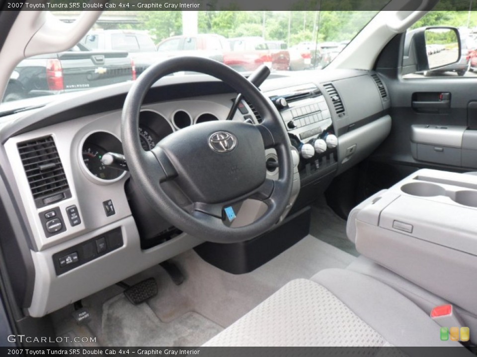 Graphite Gray Interior Photo for the 2007 Toyota Tundra SR5 Double Cab 4x4 #49914984