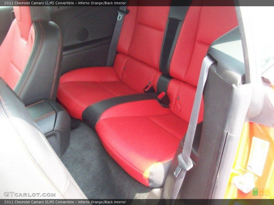 Inferno Orange/Black Interior Photo for the 2011 Chevrolet Camaro SS/RS Convertible #49915626