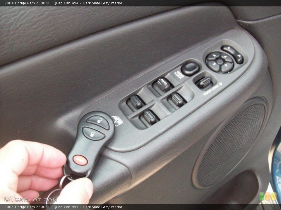 Dark Slate Gray Interior Controls for the 2004 Dodge Ram 2500 SLT Quad Cab 4x4 #49915740