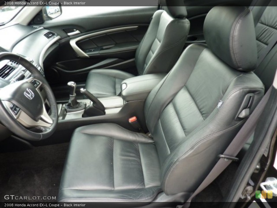 Black Interior Photo for the 2008 Honda Accord EX-L Coupe #49915980