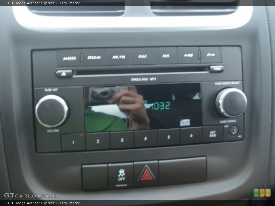 Black Interior Controls for the 2011 Dodge Avenger Express #49918293
