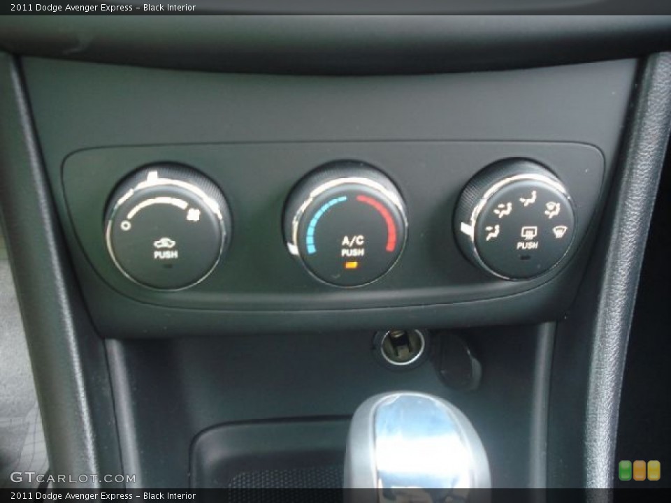 Black Interior Controls for the 2011 Dodge Avenger Express #49918296