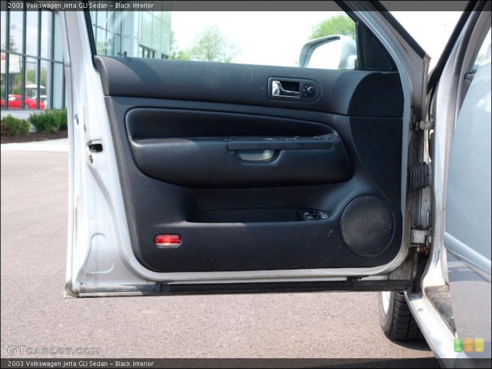 Black Interior Door Panel for the 2003 Volkswagen Jetta GLI Sedan #49918953
