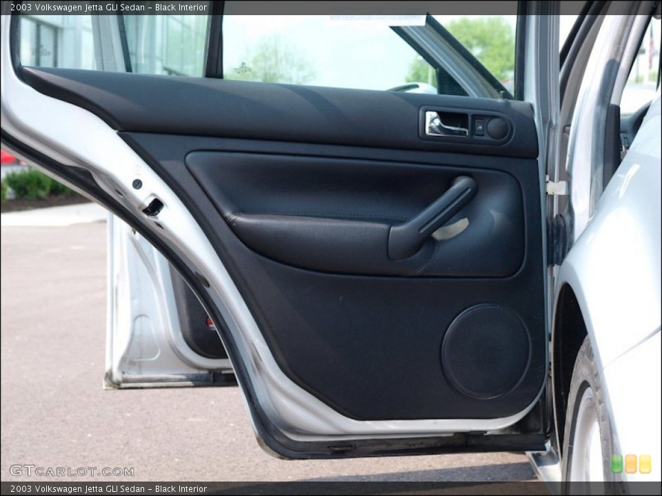 Black Interior Door Panel for the 2003 Volkswagen Jetta GLI Sedan #49918956