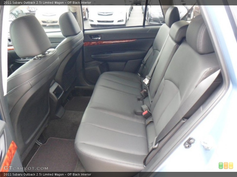 Off Black Interior Photo for the 2011 Subaru Outback 2.5i Limited Wagon #49919625