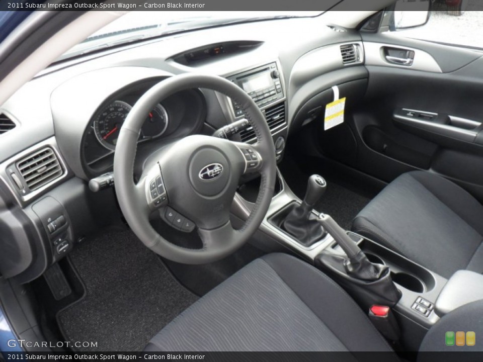 Carbon Black Interior Photo for the 2011 Subaru Impreza Outback Sport Wagon #49919953