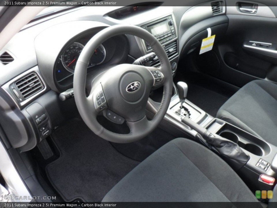 Carbon Black Interior Photo for the 2011 Subaru Impreza 2.5i Premium Wagon #49920013