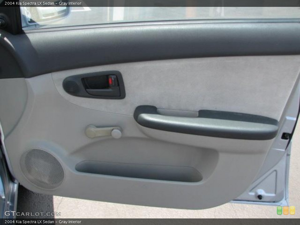 Gray Interior Door Panel for the 2004 Kia Spectra LX Sedan #49924140