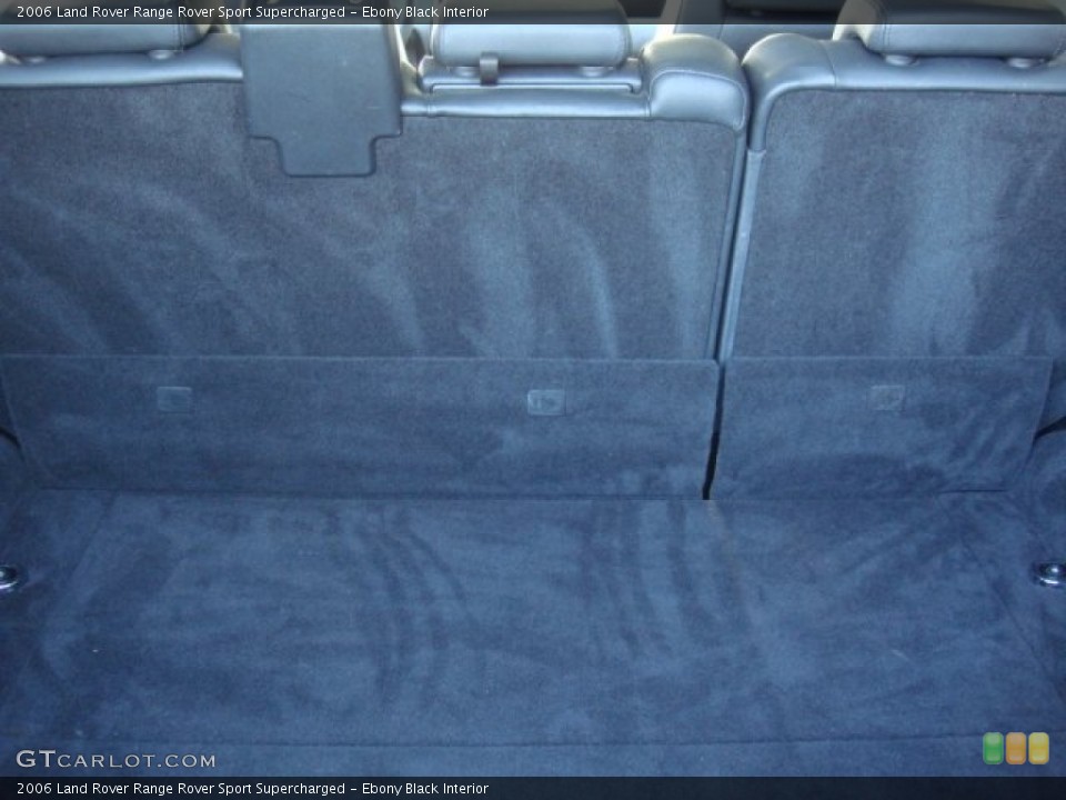 Ebony Black Interior Trunk for the 2006 Land Rover Range Rover Sport Supercharged #49925802