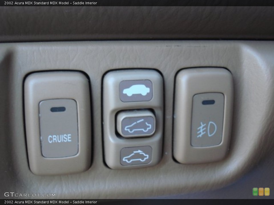 Saddle Interior Controls for the 2002 Acura MDX  #49926321
