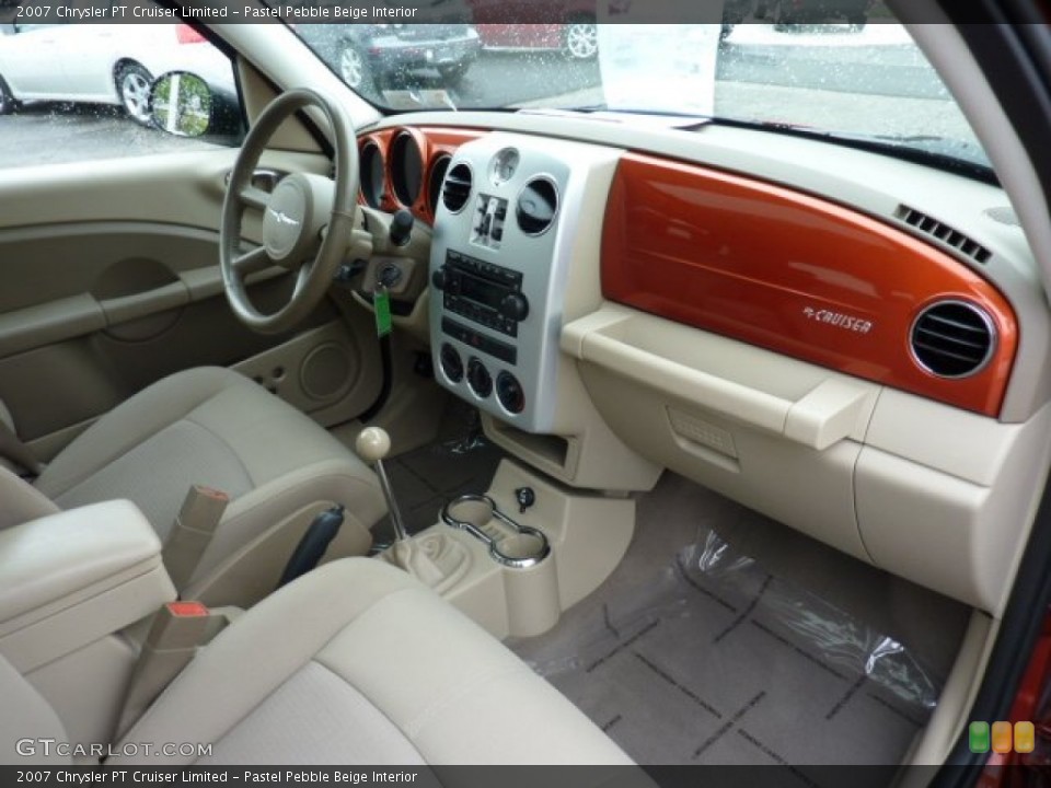 Pastel Pebble Beige Interior Dashboard for the 2007 Chrysler PT Cruiser Limited #49928535