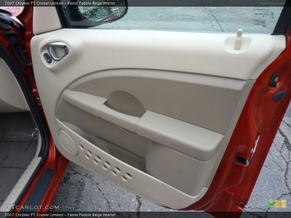 Pastel Pebble Beige Interior Door Panel for the 2007 Chrysler PT Cruiser Limited #49928550