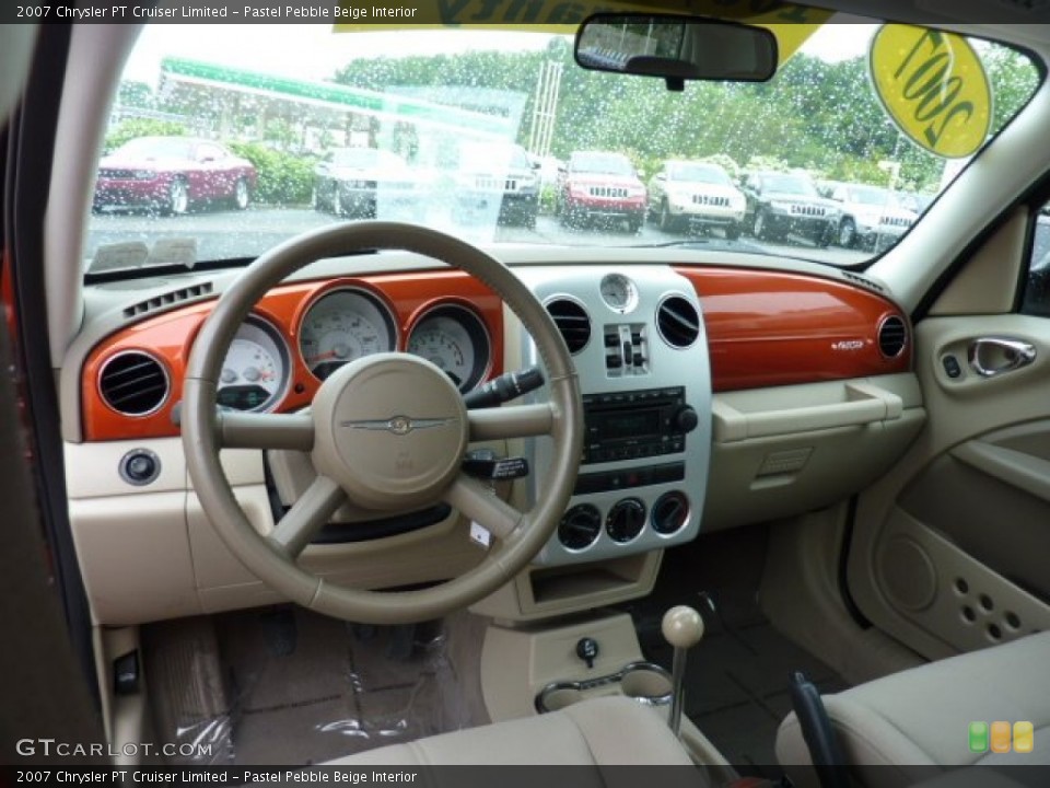 Pastel Pebble Beige Interior Dashboard for the 2007 Chrysler PT Cruiser Limited #49928622