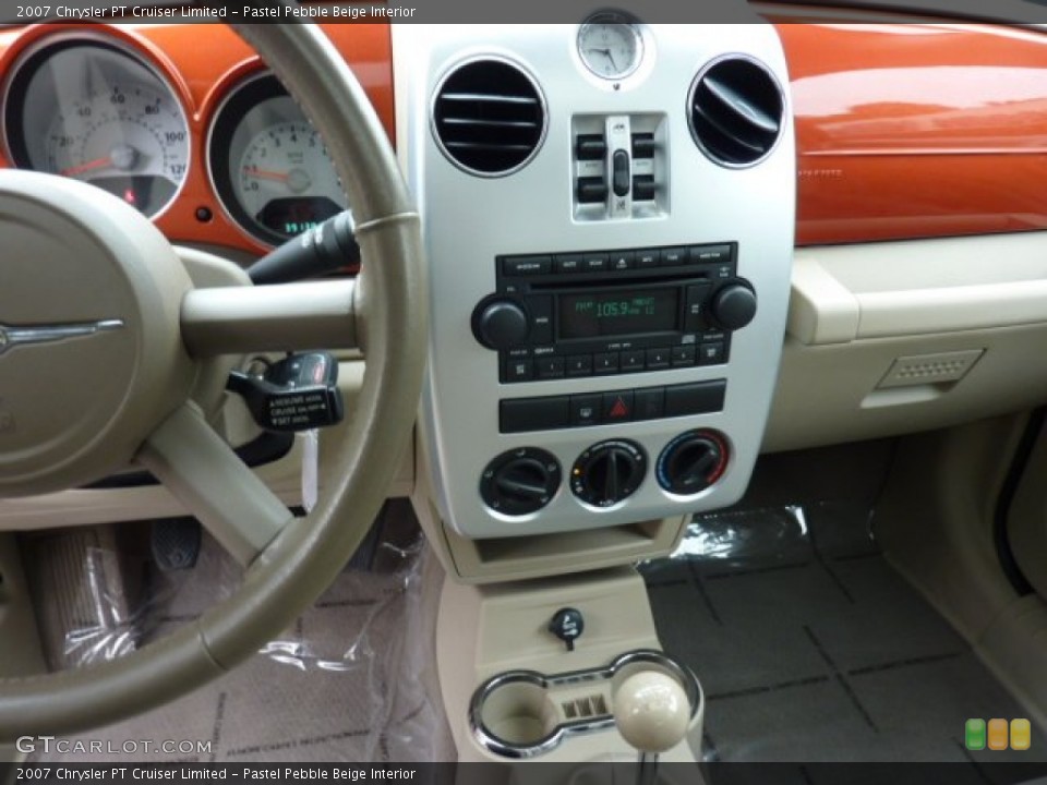 Pastel Pebble Beige Interior Controls for the 2007 Chrysler PT Cruiser Limited #49928664