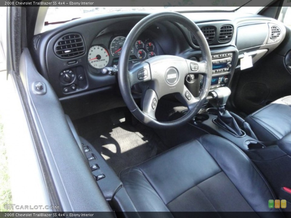 Ebony Interior Dashboard for the 2008 Chevrolet TrailBlazer SS 4x4 #49928985