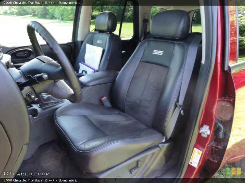Ebony Interior Photo for the 2008 Chevrolet TrailBlazer SS 4x4 #49929054