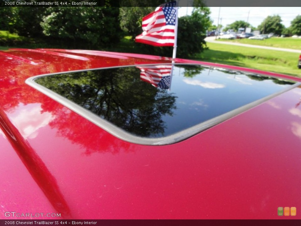 Ebony Interior Sunroof for the 2008 Chevrolet TrailBlazer SS 4x4 #49929150