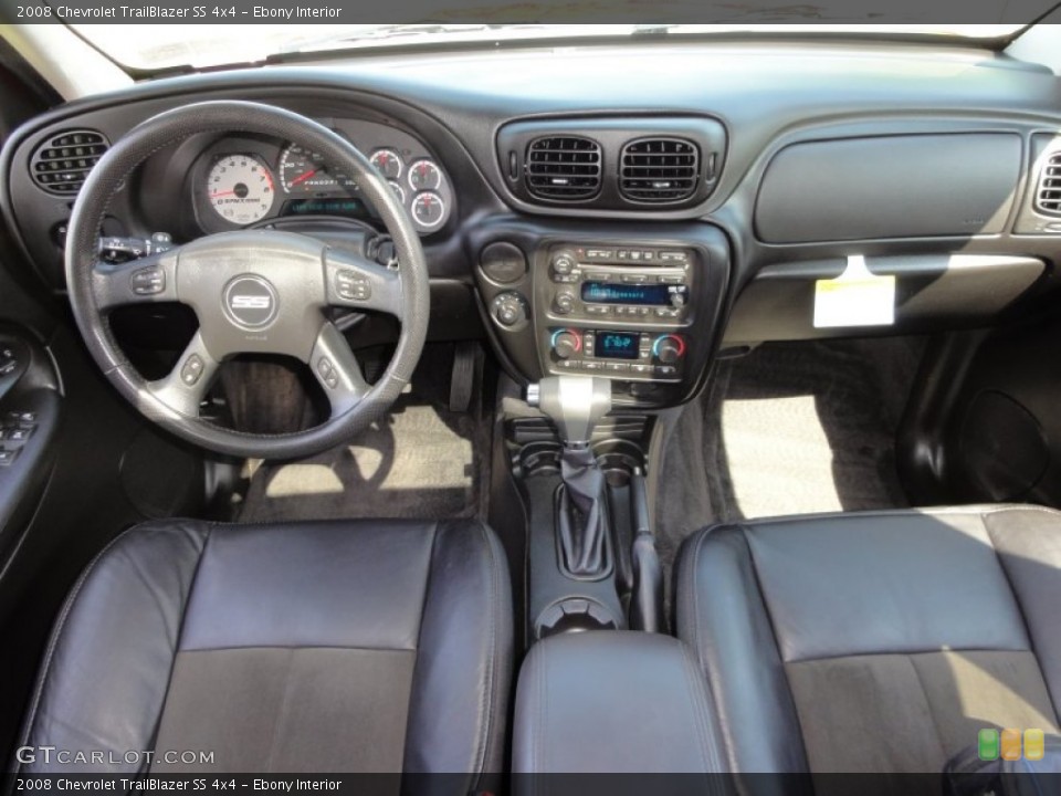 Ebony Interior Dashboard for the 2008 Chevrolet TrailBlazer SS 4x4 #49929219
