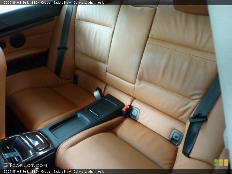 Saddle Brown Dakota Leather Interior Photo for the 2009 BMW 3 Series 335xi Coupe #49930455