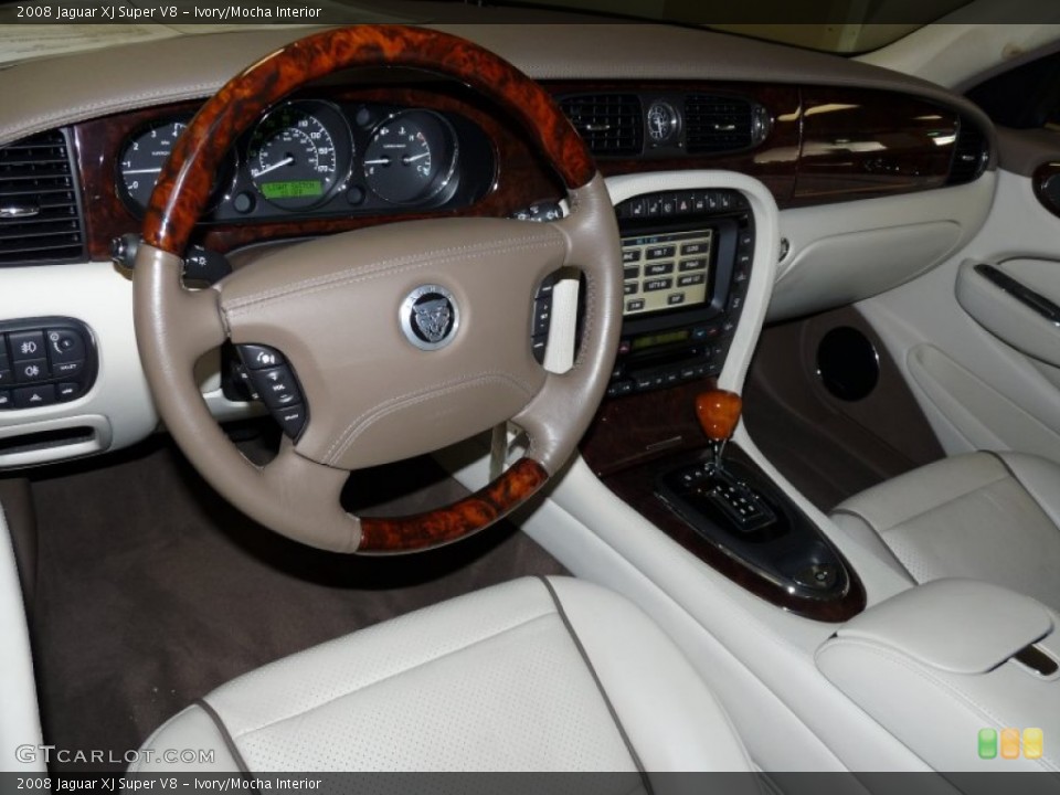 Ivory/Mocha Interior Prime Interior for the 2008 Jaguar XJ Super V8 #49931388