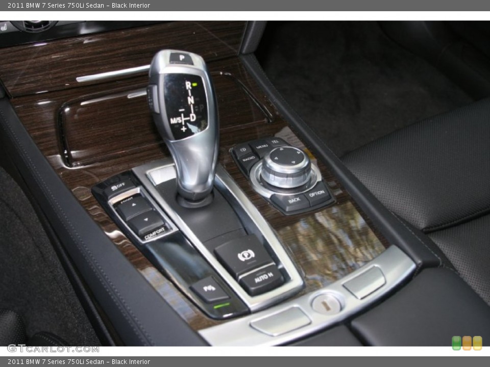 Black Interior Transmission for the 2011 BMW 7 Series 750Li Sedan #49932330