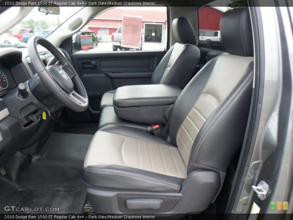 Dark Slate/Medium Graystone Interior Photo for the 2010 Dodge Ram 1500 ST Regular Cab 4x4 #49932393