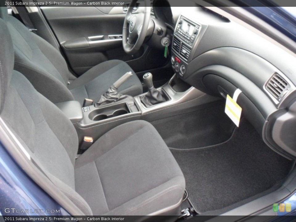 Carbon Black Interior Photo for the 2011 Subaru Impreza 2.5i Premium Wagon #49932513