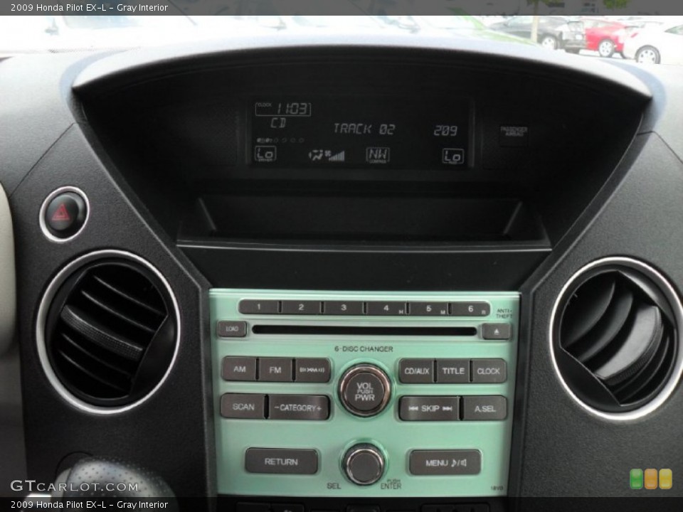 Gray Interior Controls for the 2009 Honda Pilot EX-L #49932603