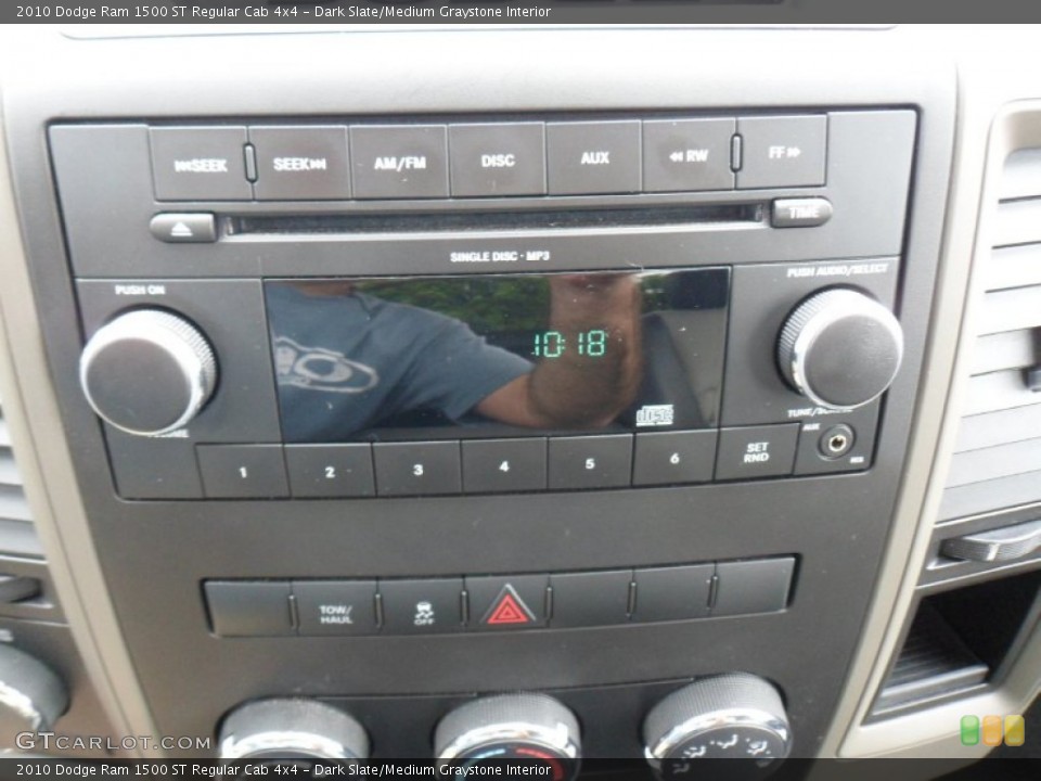 Dark Slate/Medium Graystone Interior Controls for the 2010 Dodge Ram 1500 ST Regular Cab 4x4 #49932606