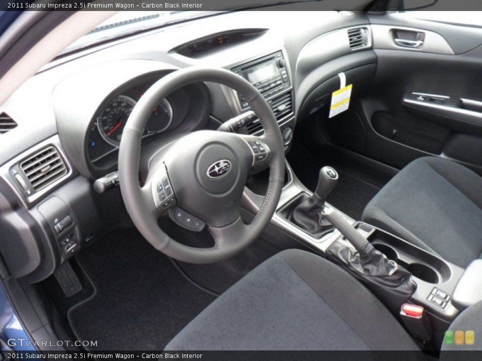 Carbon Black Interior Photo for the 2011 Subaru Impreza 2.5i Premium Wagon #49932642