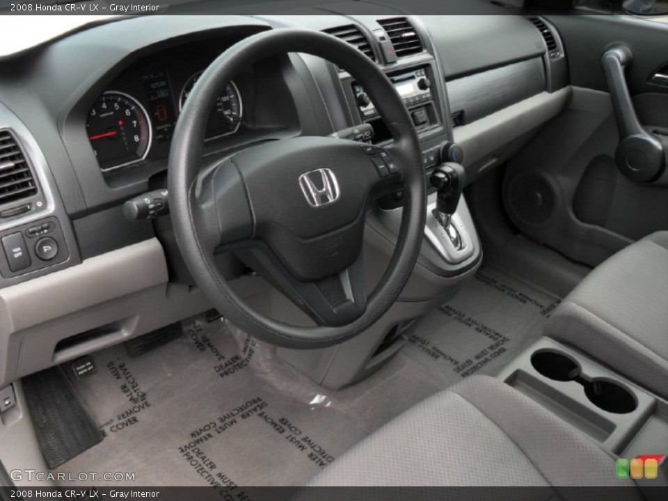 Gray Interior Photo for the 2008 Honda CR-V LX #49933623