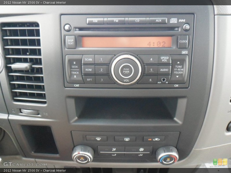 Charcoal Interior Controls for the 2012 Nissan NV 1500 SV #49933887