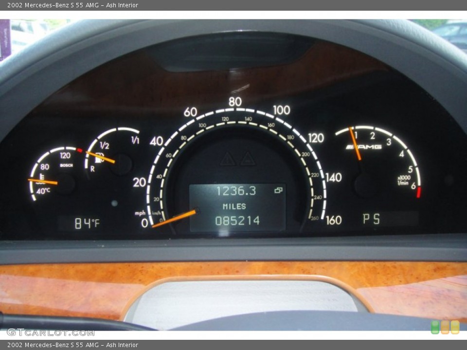 Ash Interior Gauges for the 2002 Mercedes-Benz S 55 AMG #49934118