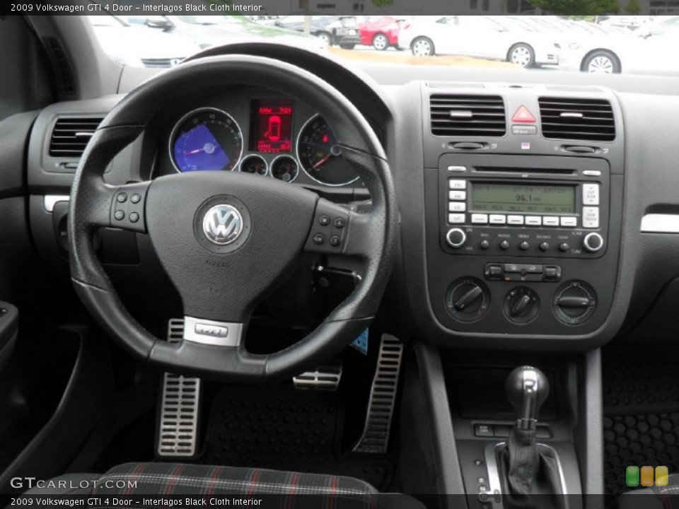 Interlagos Black Cloth Interior Dashboard for the 2009 Volkswagen GTI 4 Door #49934568