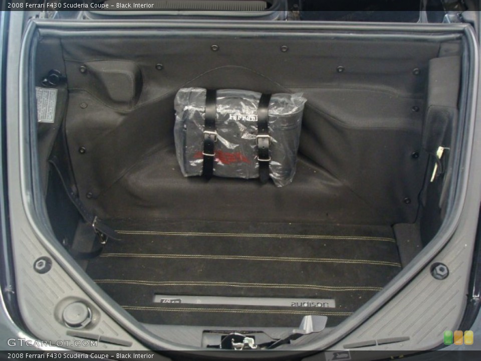 Black Interior Trunk for the 2008 Ferrari F430 Scuderia Coupe #49935525