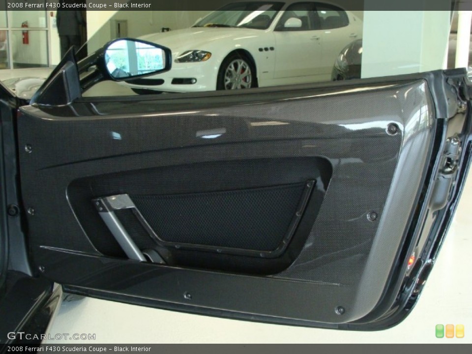 Black Interior Door Panel for the 2008 Ferrari F430 Scuderia Coupe #49935549