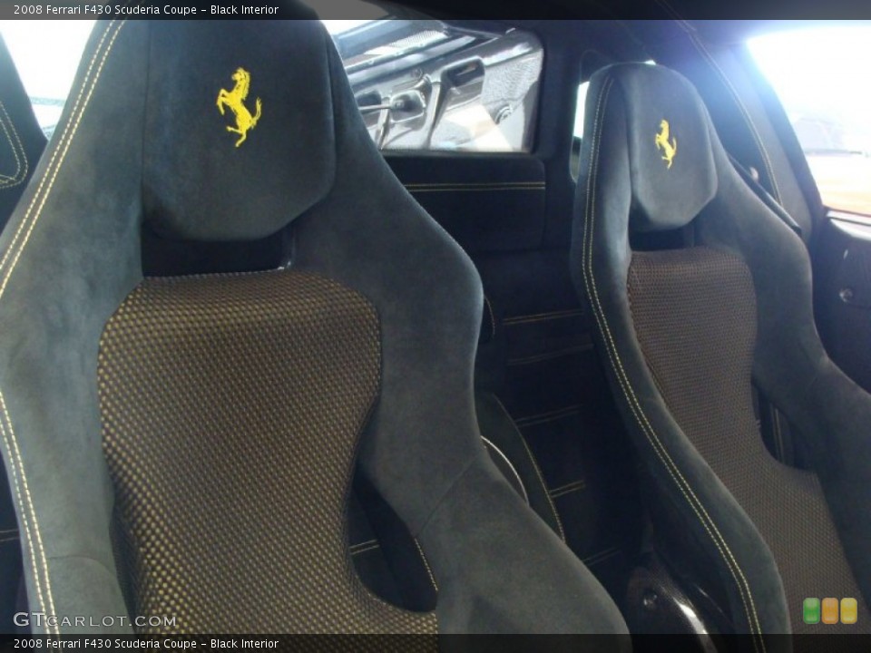 Black Interior Photo for the 2008 Ferrari F430 Scuderia Coupe #49935579
