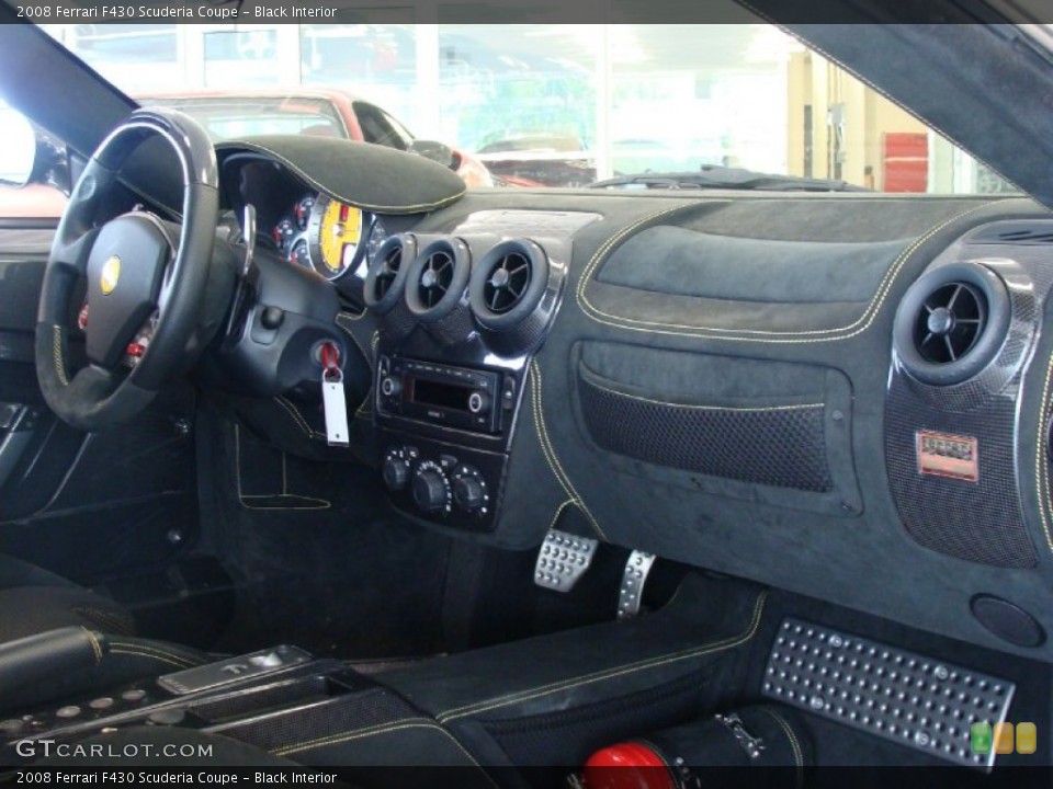Black Interior Dashboard for the 2008 Ferrari F430 Scuderia Coupe #49935588