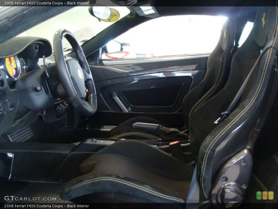 Black Interior Photo for the 2008 Ferrari F430 Scuderia Coupe #49935621