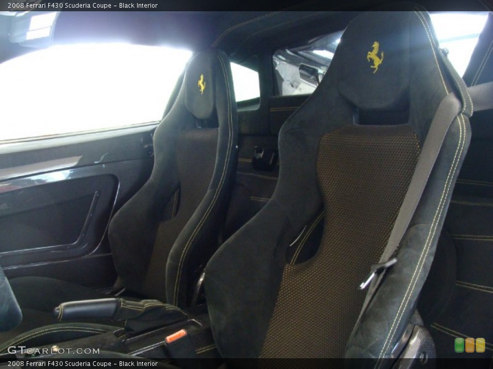 Black Interior Photo for the 2008 Ferrari F430 Scuderia Coupe #49935642