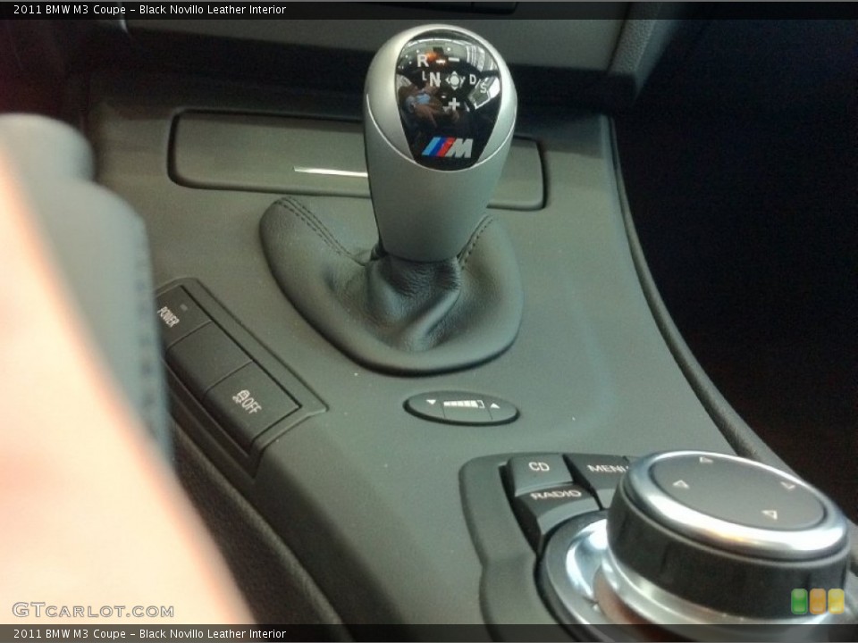 Black Novillo Leather Interior Transmission for the 2011 BMW M3 Coupe #49935660