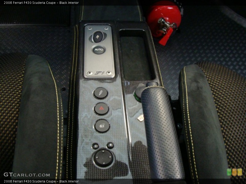 Black Interior Controls for the 2008 Ferrari F430 Scuderia Coupe #49935675