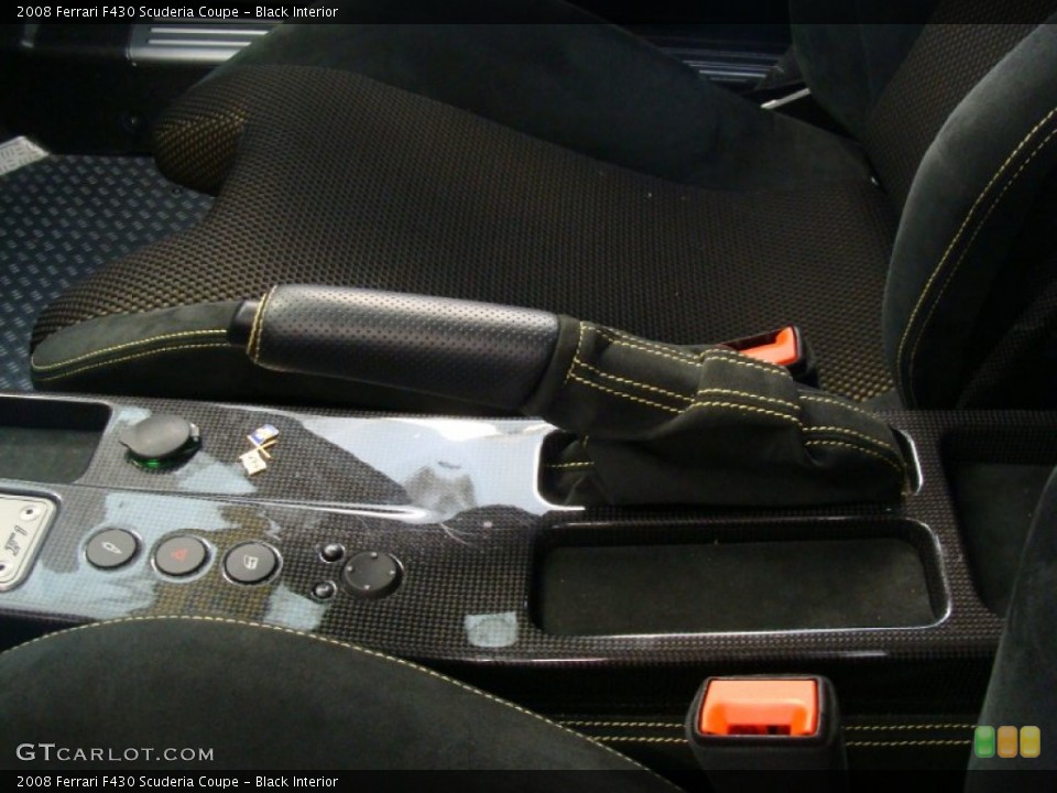 Black Interior Controls for the 2008 Ferrari F430 Scuderia Coupe #49935687
