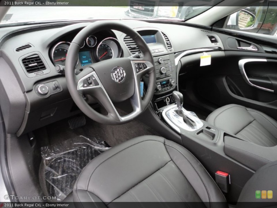 Ebony Interior Prime Interior for the 2011 Buick Regal CXL #49938881